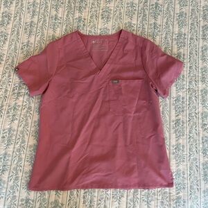 Figs rose, pink scrub, top technical collection